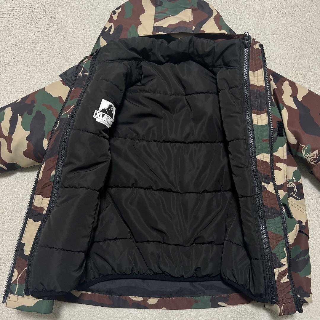 XLARGE 迷彩ジャケット 中綿