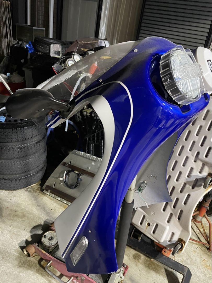 ホーネット250 エアロシャーク フェンダー BEETタイプ FRP mc31