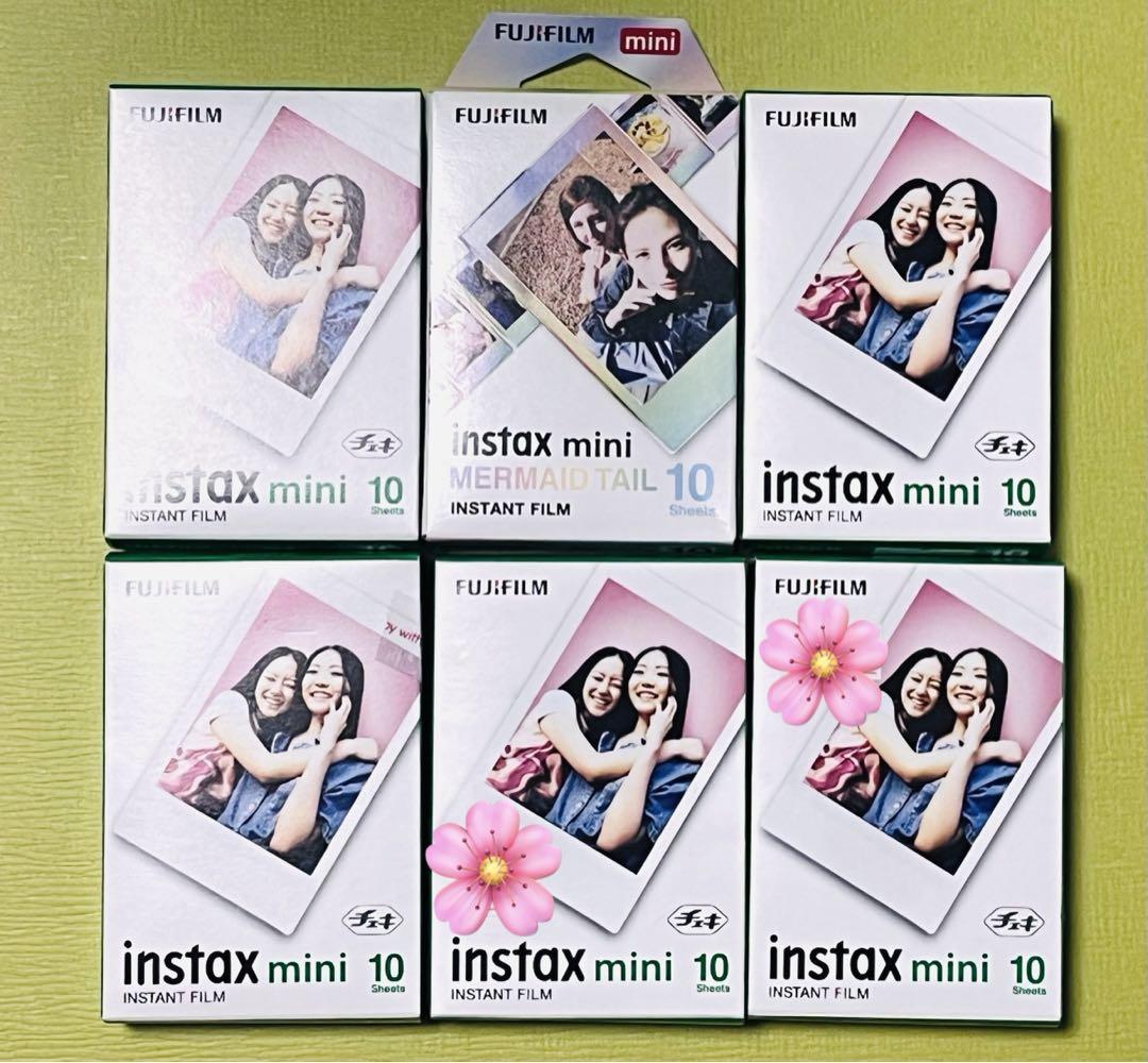 【新品・未開封】チェキフィルム instax mini 10枚入×6箱　60枚