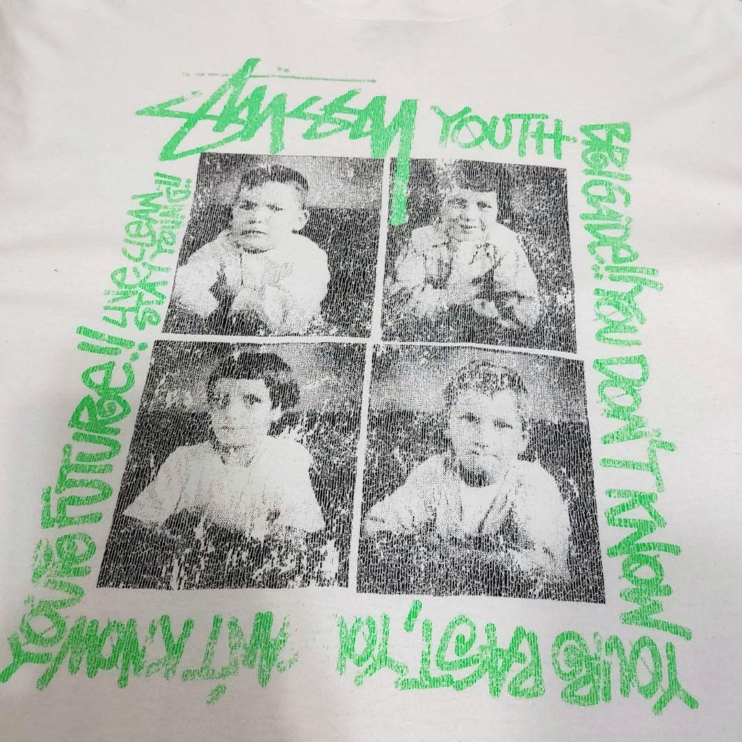 小物 stussy USED】80's OLD STUSSY JACQUARD POCKET S/S T-SHI