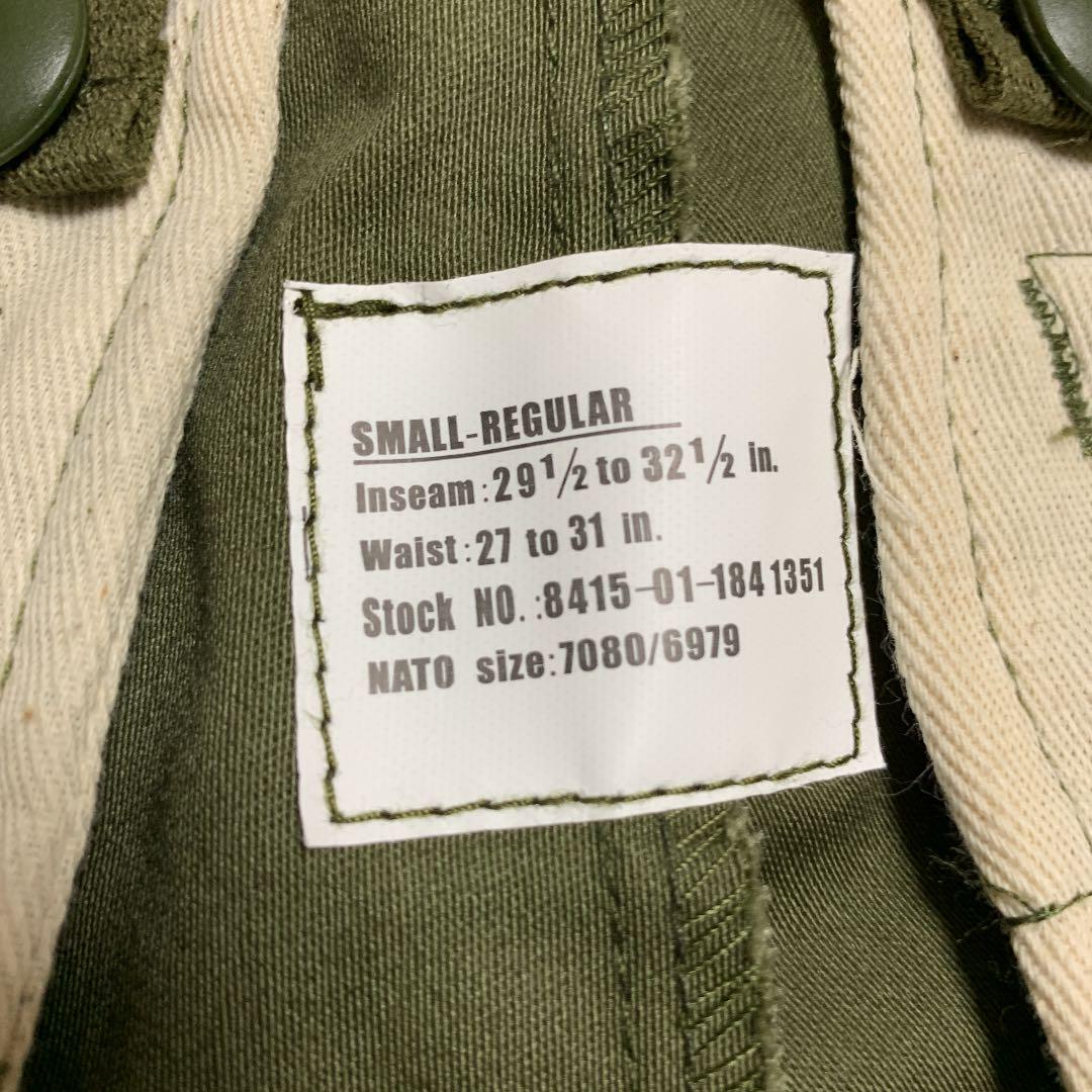 格安 忠実復刻 オリーブ Sサイズ 新品未使用 XoKih-m56671214747 米軍 M-65フィールドカーゴパンツ 低価大特価