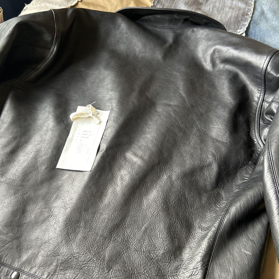 OLD JOE PATINA HORSE HIDE レザー ライダース 40