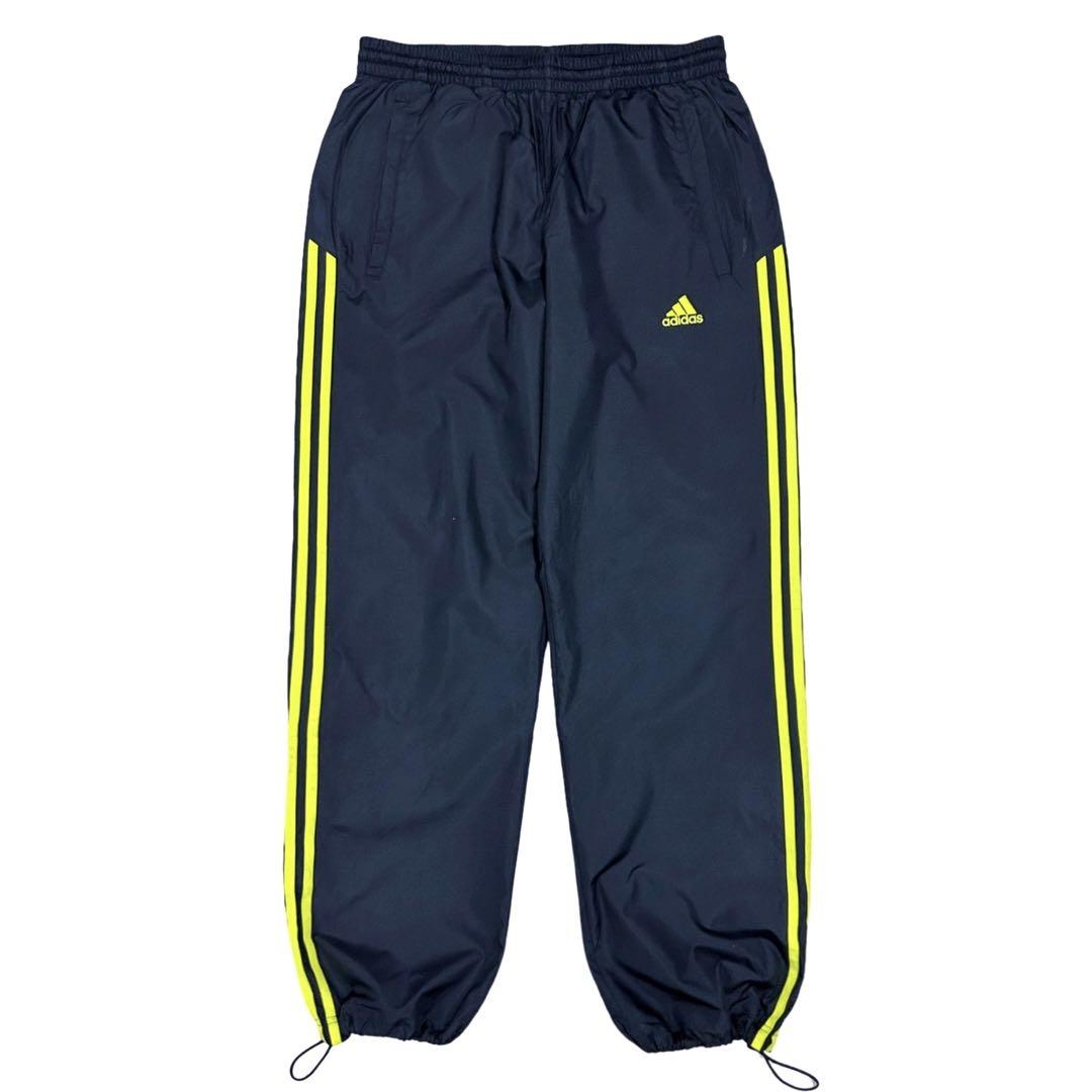 00sナイロン・パンツ adidas アディダス テック ネイビー Y2K