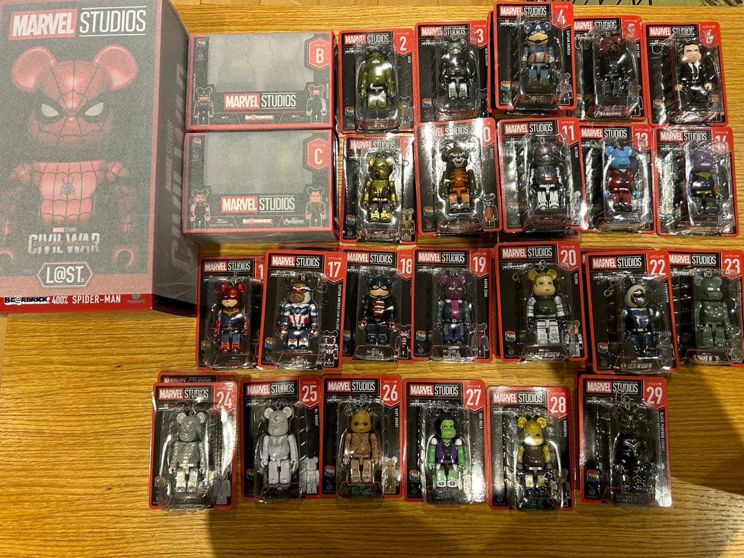 MARVEL ハッピーくじ BE@RBRICK ベアブリック
