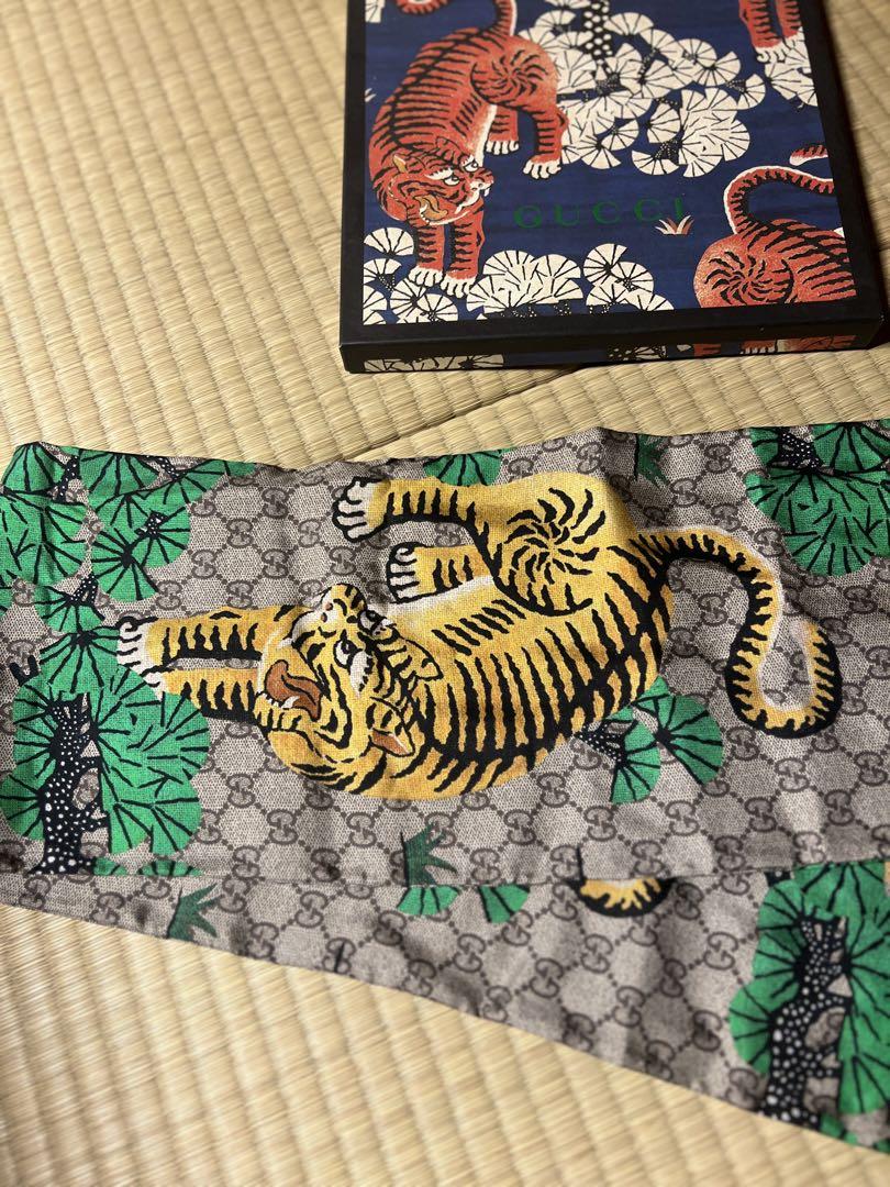 ❤箱付き❤GUCCI マフラー ショール ストール スカーフ❤カシミア❤ 新品未使用GUCCI ストール スカーフ マフラー 夏 超希少 箱付き