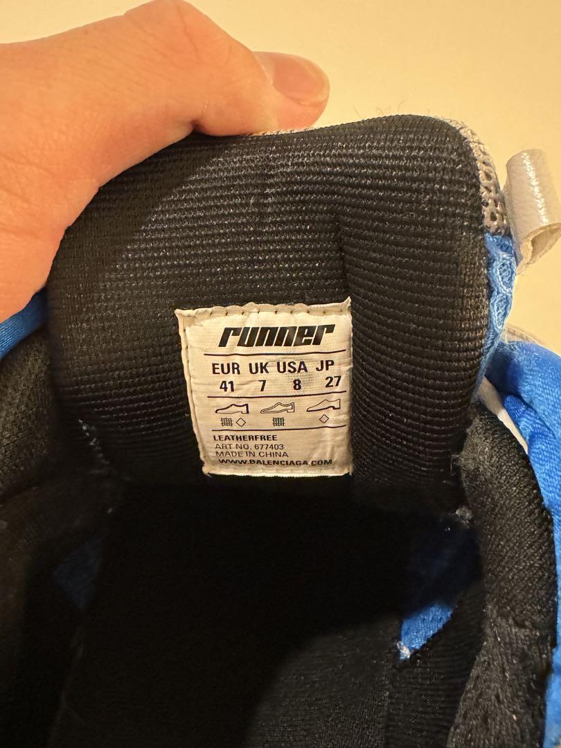 balenciaga runner blue 41 バレンシアガ ランナー