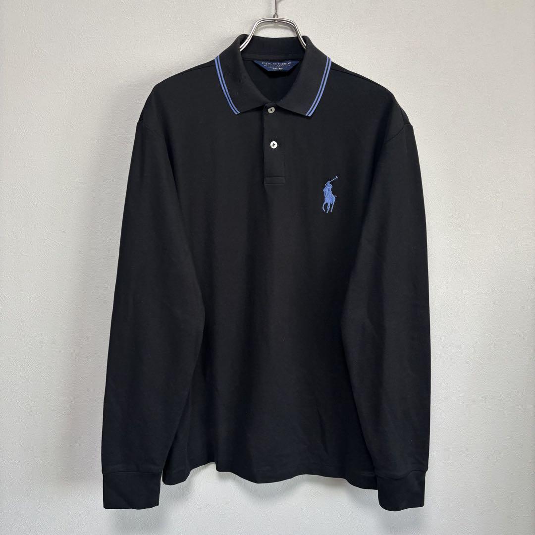 お買い得商店街 ポロゴルフ GOLF POLO ラルフローレン 襟シャツL美品 長袖ポロシャツ メンズウェア