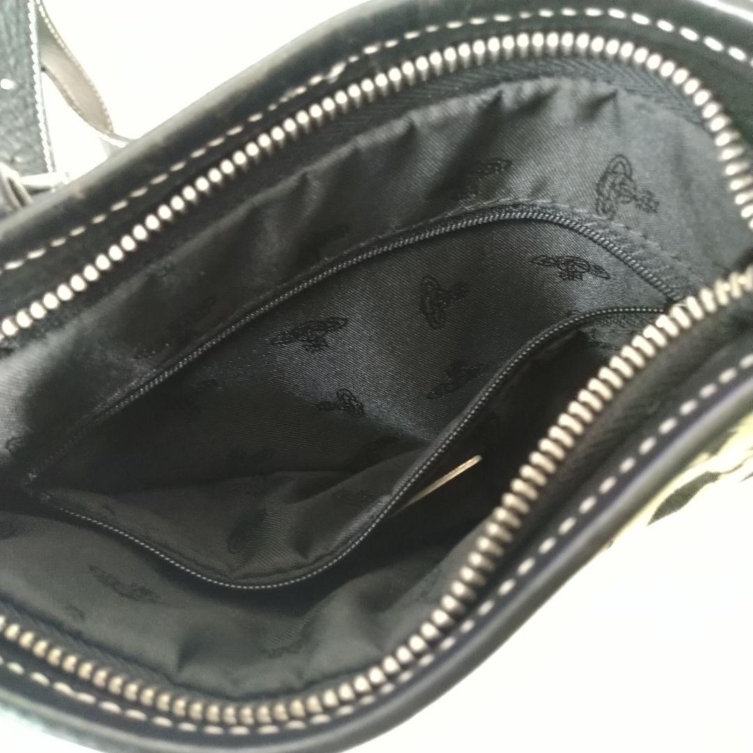 ヴィヴィアンウエストウッド チェック ショルダーバッグ オーブ