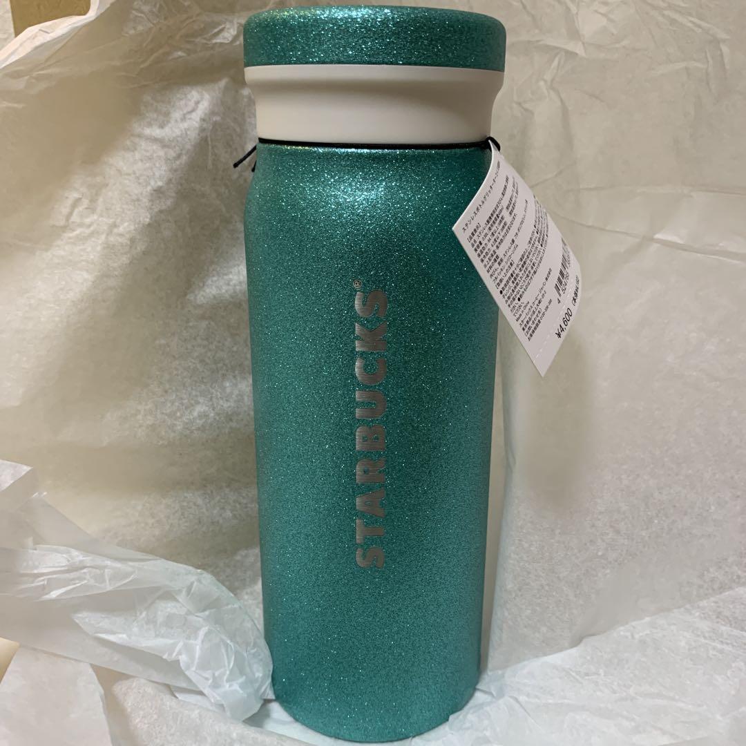 STARBUCKS グリッターターコイズ