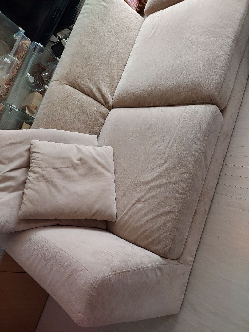 (shoooko様専用)ベージュ L字型 ファブリックソファセット