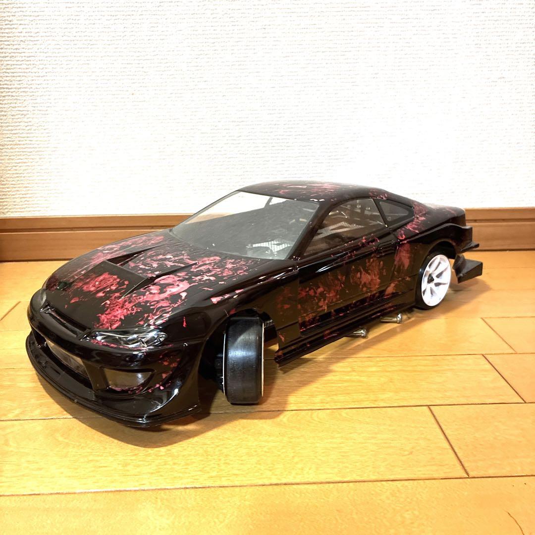 ヨコモ S15シルビア RCカー用ボディ ラップ塗装 ドリフトなど ヨコモ S15シルビア RCカー用ボディ ラップ塗装 ドリフトなど