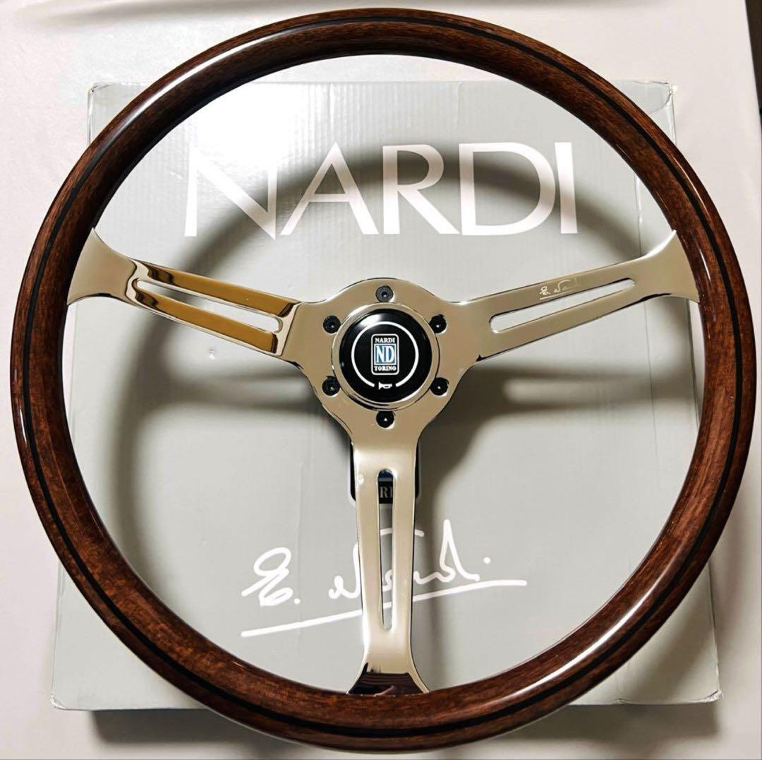 【大幅値下げ】ナルディ（NARDI）クラシックウッド ステアリング 15インチ