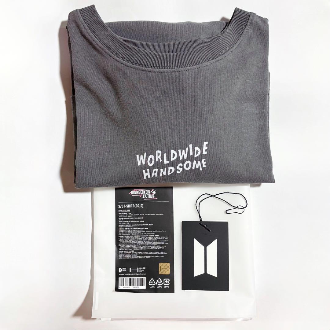 ジン RUN SEOKJIN タルソク ツアー 公式 Tシャツ グレー Sサイズ