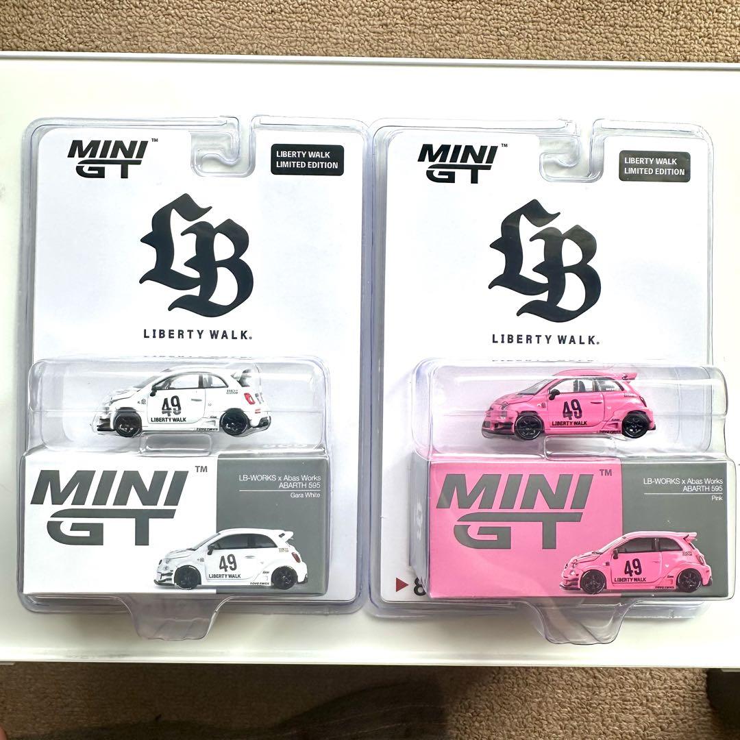 MINIGT アバルト 595 LBWK x Abas Works 店舗限定2種