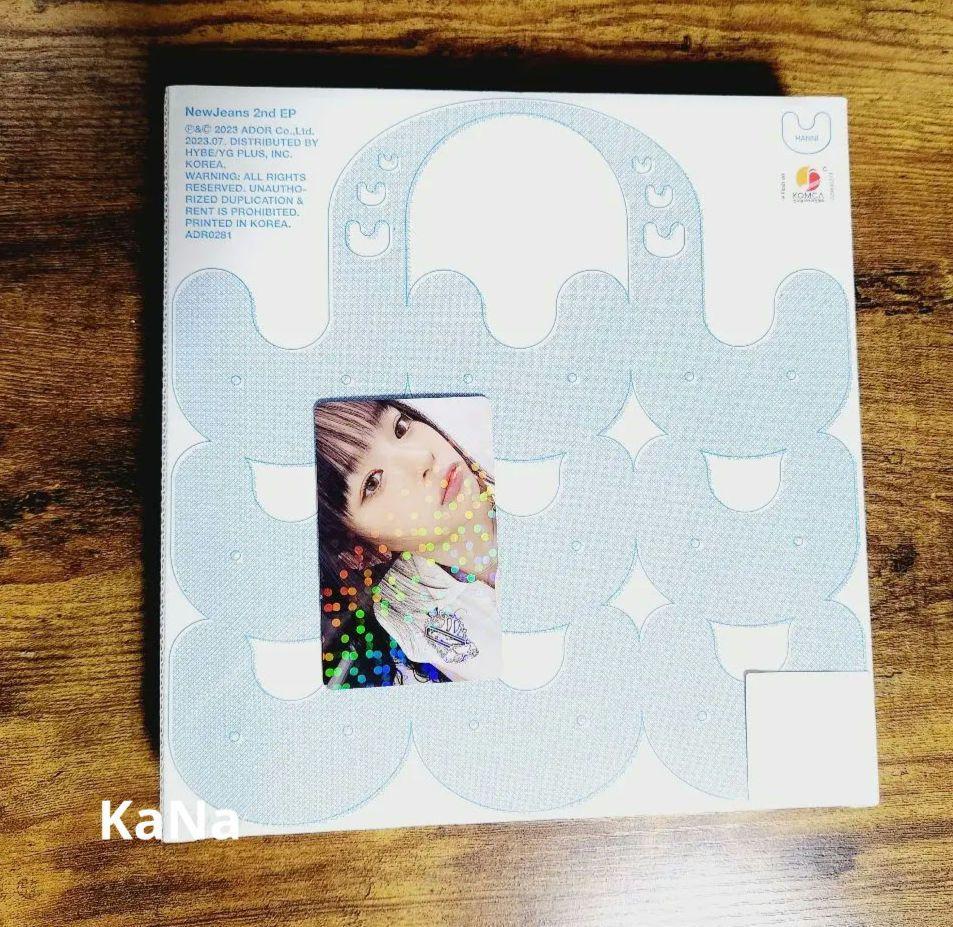 NewJeans ハニver 2nd EP ´Get Up´アルバム特典トレカ CD