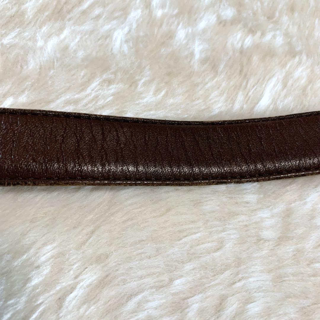 90s オールドコーチ グラブタンレザーベルト M 約68～84cm