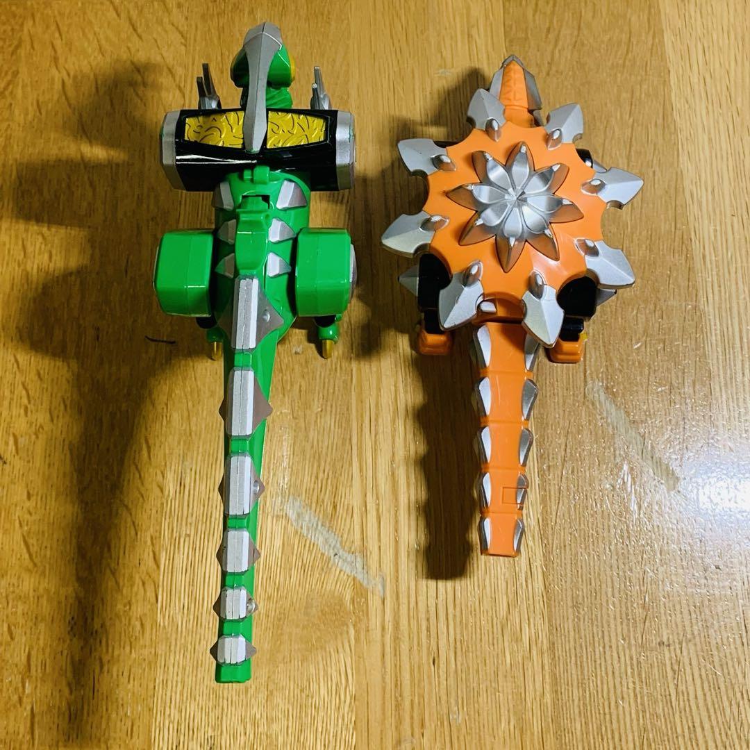 アバレンジャー 爆竜 パラサロッキル ディメノコドン アンキロ