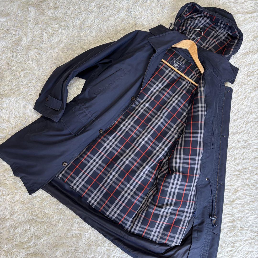 Burberry's メンズモッズコート ダウンライナー付 ノバチェック XL バーバリー モッズコート ダウンライナー付き ノバチェック