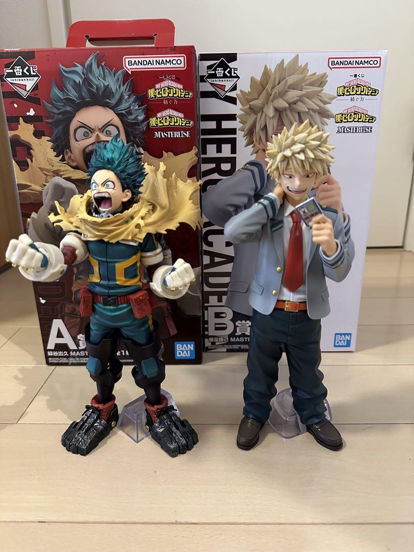 僕のヒーローアカデミア 一番くじ A賞 B賞MASTERLISEフィギュアセット