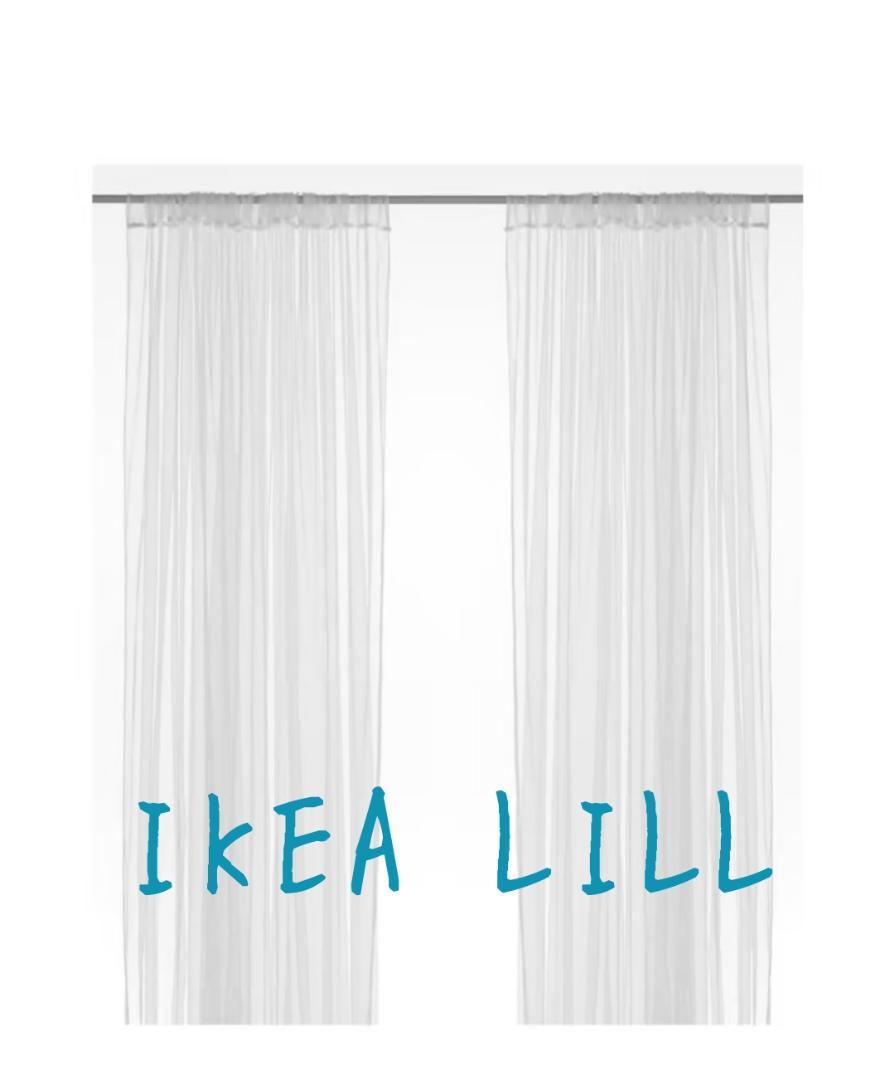 新品 IKEA LILL リル(2枚1組) レースカーテン - メルカリ 新品 IKEA LILL リル(2枚1組) レースカーテン - メルカリ