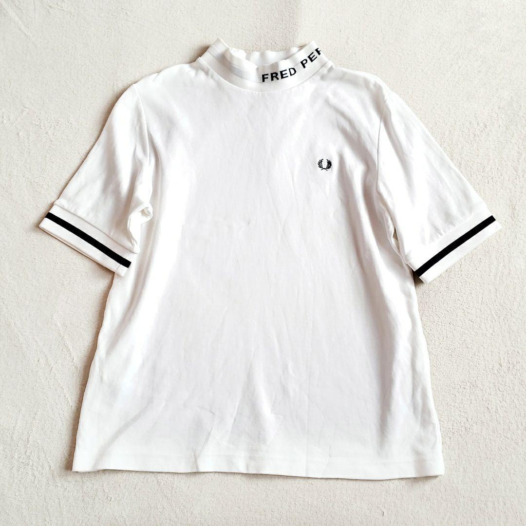 Fred Perryホワイト 半袖シャツ Fred Perry 半袖シャツ ホワイト
