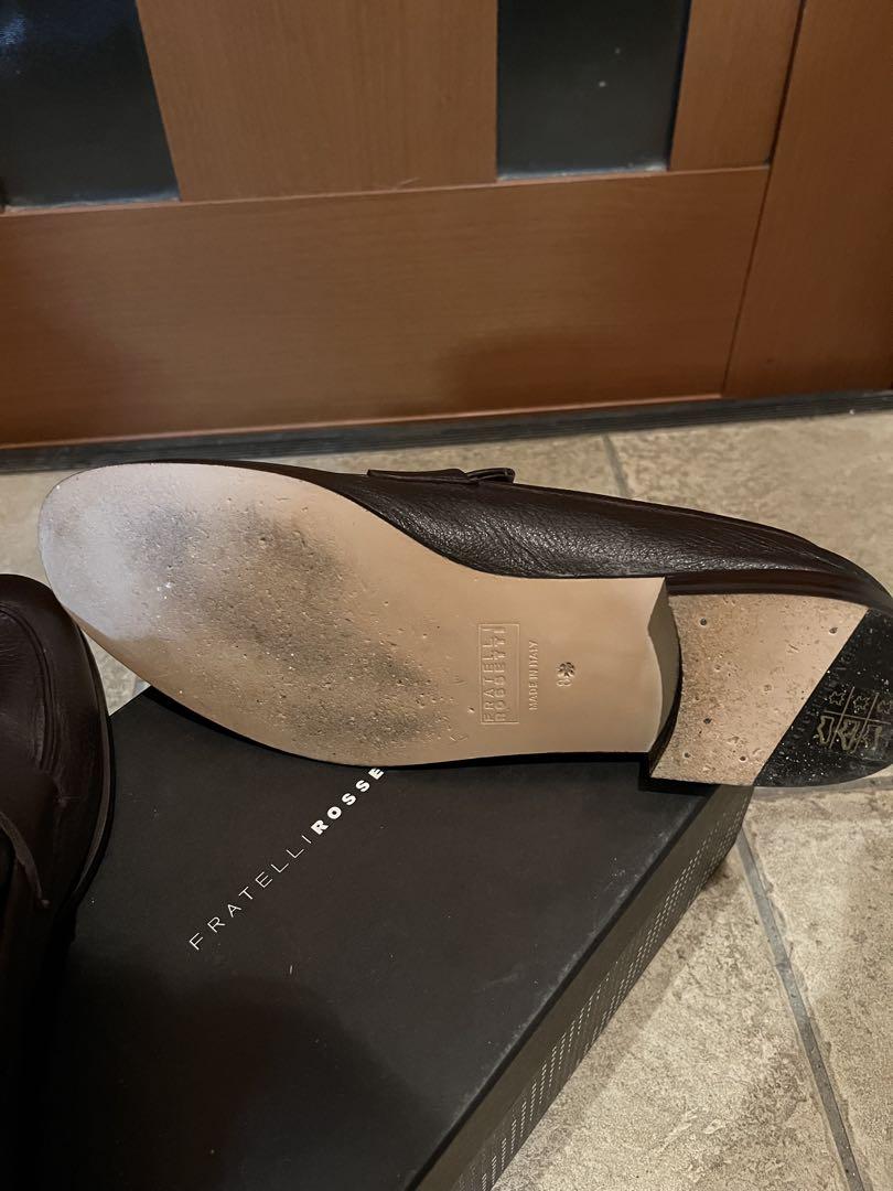 FRATELLI ROSSETTI ダークブラウン ローファー サイズ8