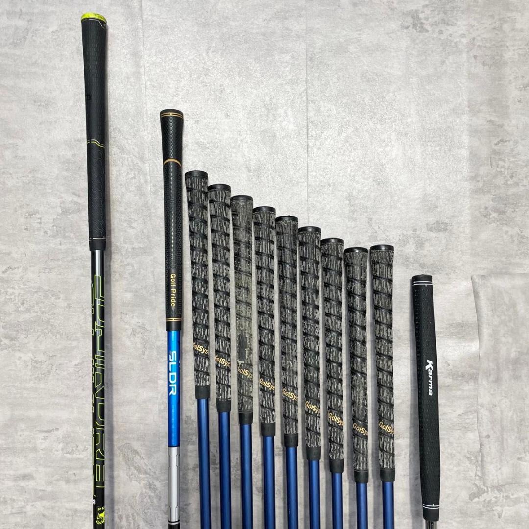 TaylorMade SLDR ゴルフクラブセット メンズ R 12本 右 良品 TaylorMade SLDR ゴルフクラブセット メンズ R 12本 右 良品