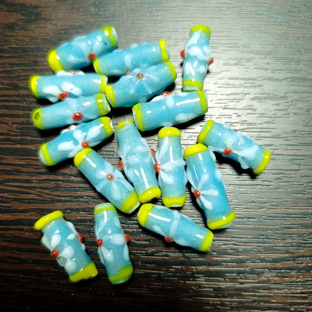バリ島 トンボ玉 68個 ガラスビーズ アジアン - メルカリ