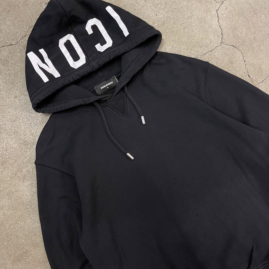 トップス Dsquared Icon Hoodie S74GU0353 Black S