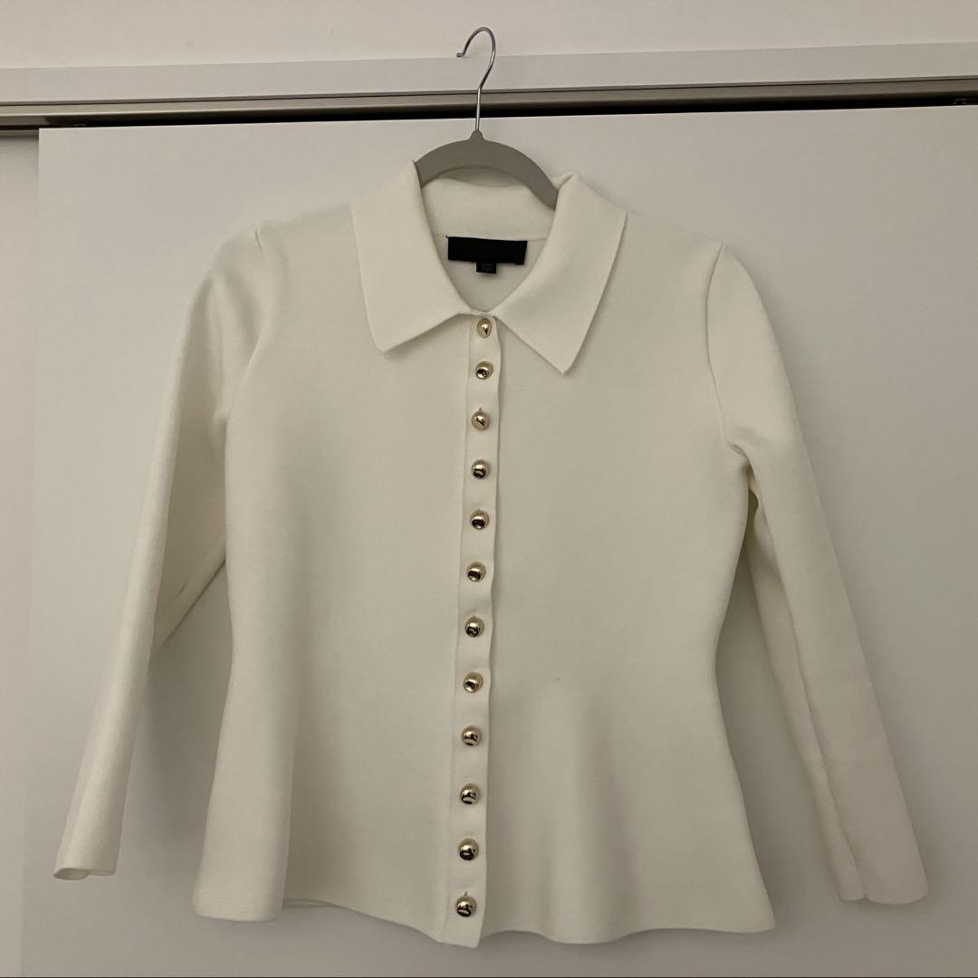 激安の ザラ ZARA ペプラム メルカリ - 無地ニットジャケット トップス