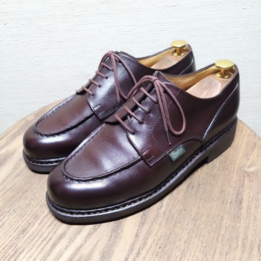 【美品】Paraboot パラブーツ シャンボード 6 カフェ リスレザー