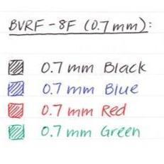パイロット ボールペン替芯 BVRF-8F-B 0.7mm 20本 黒