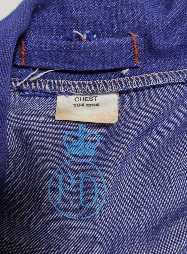 70s 英国刑務所 PD プリズナーデニムジャケット