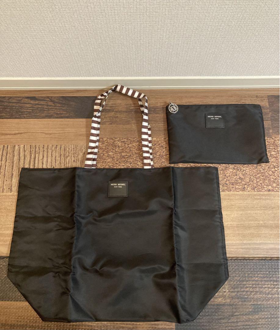 新品　ヘンリベンデルHENRI BENDEL トートバッグ リバーシブル ポーチ