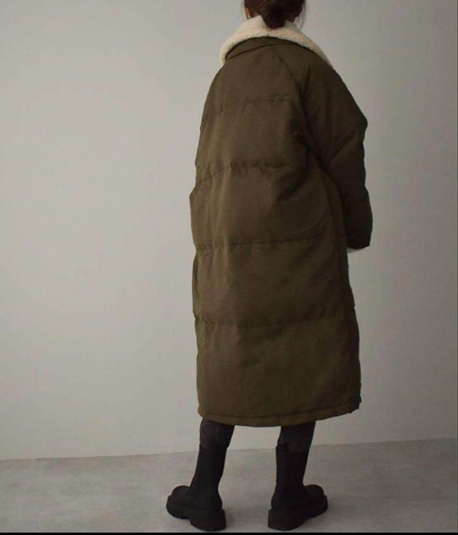 Lavish Gate ラビッシュゲート　ボア襟　ロングダウンコート