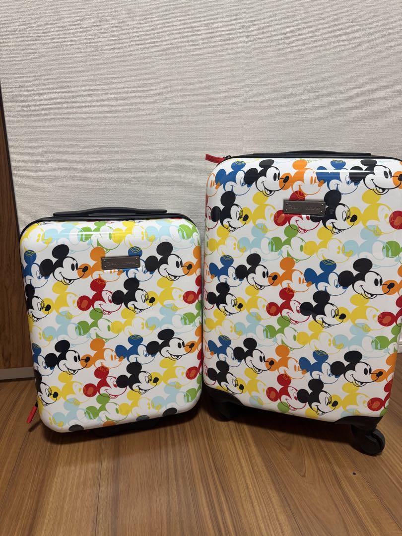 Disney ミッキーマウス キャリーケース 2個セット