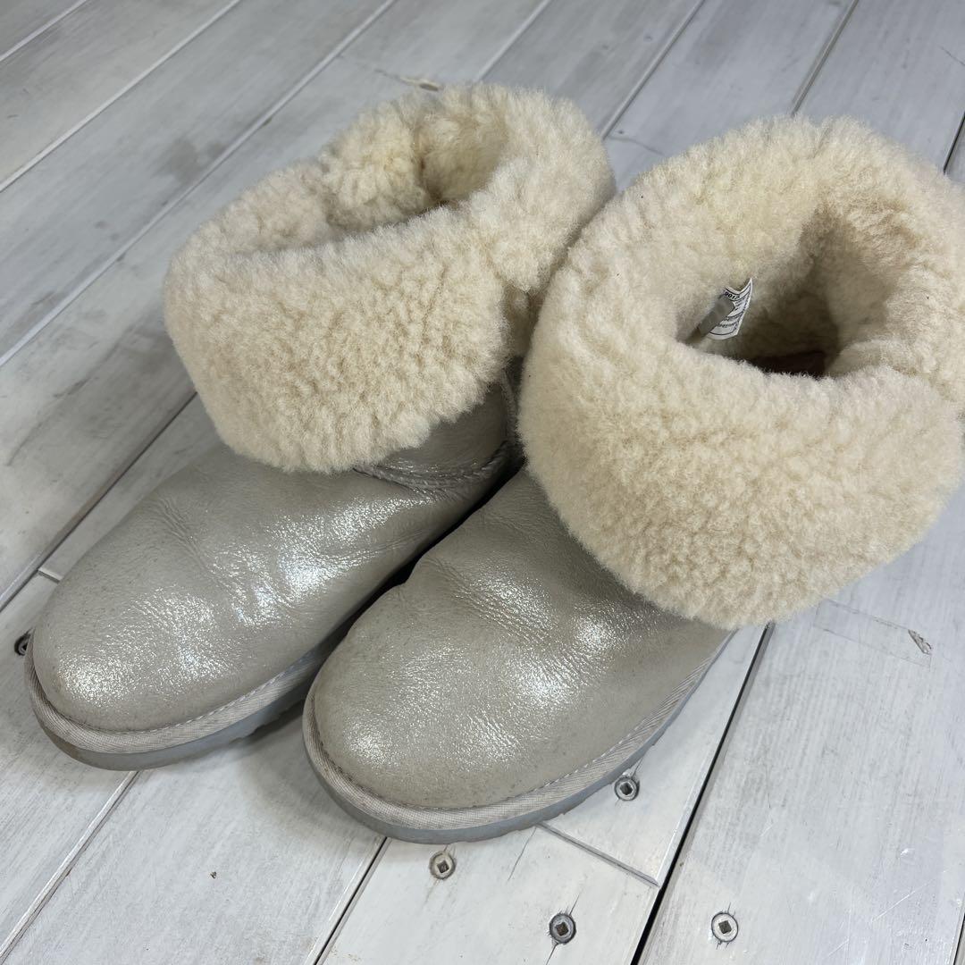 UGG アグ スワロフスキー ムートンブーツ 25cm - メルカリ