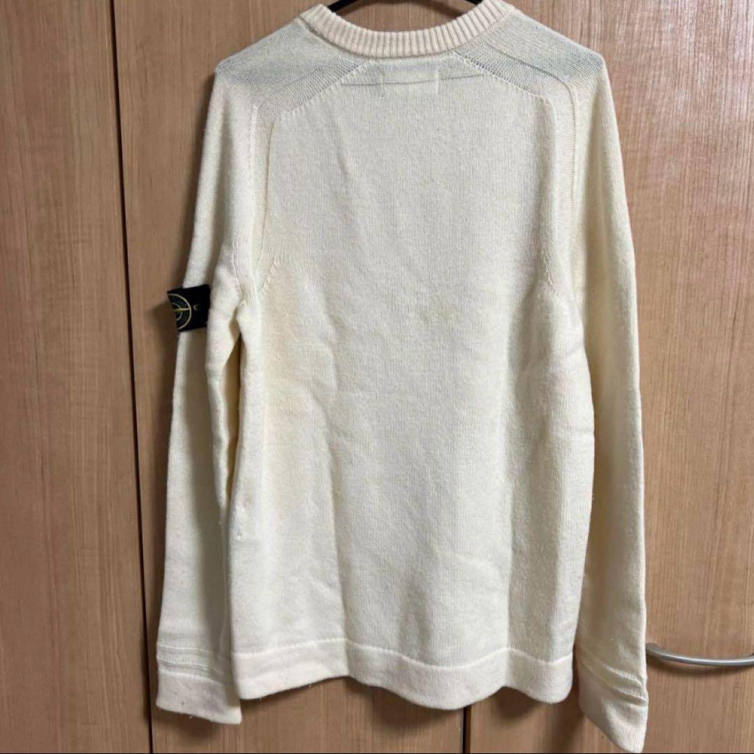 Stone Island アイボリー クルーネックセーター