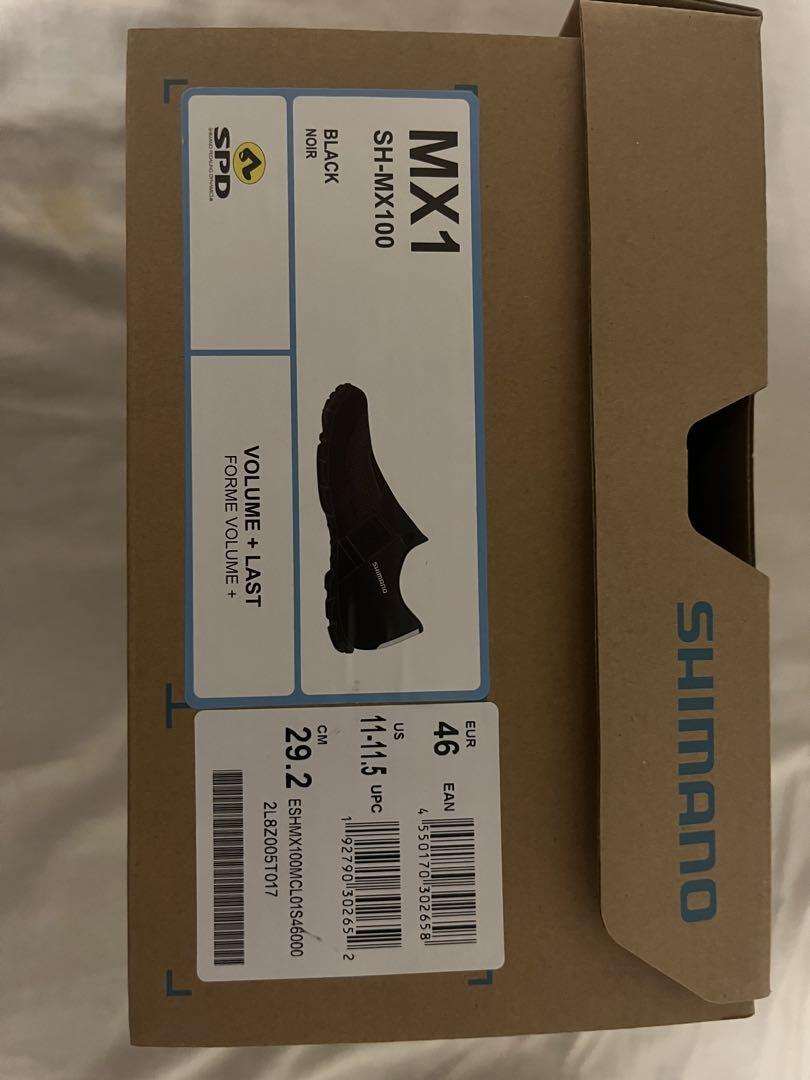 【美品】shimano SH-MX100 46 シマノ シューズ spd 送料込