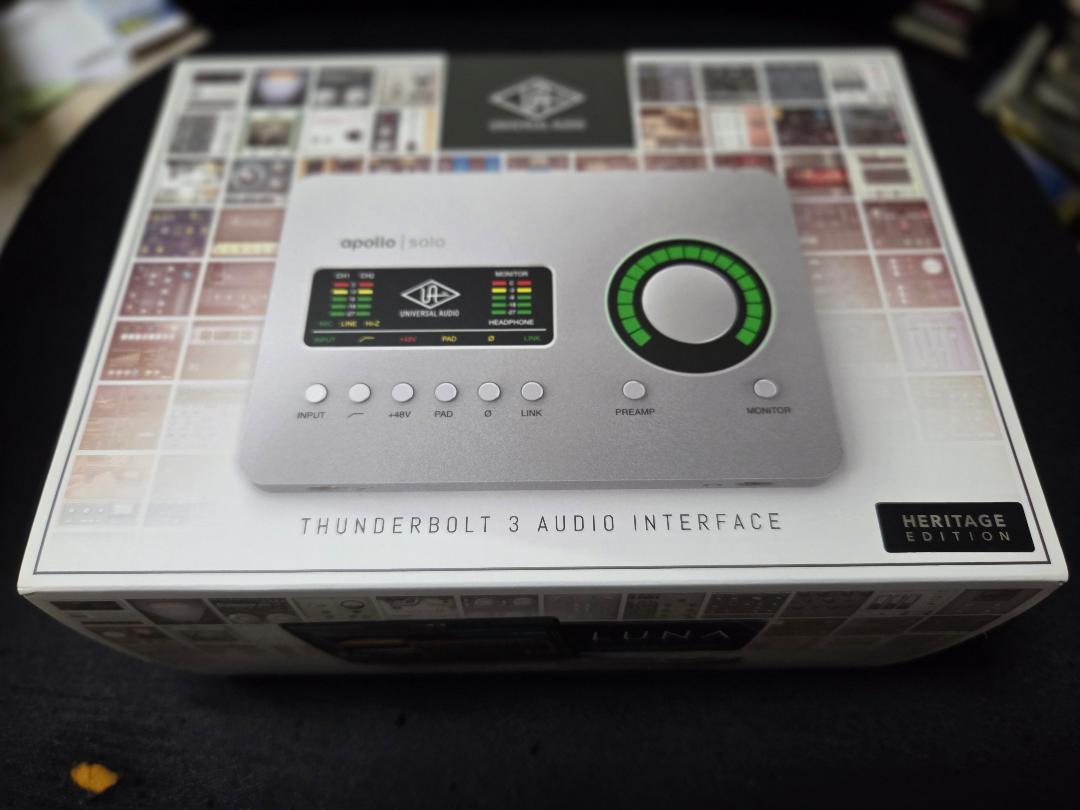 Apollo Solo Thunderbolt 3 オーディオインターフェイス