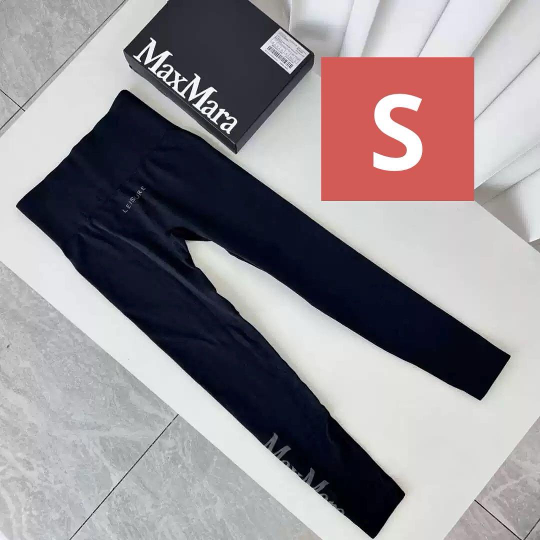 新品未使用 MaxMara ロゴレギンス Leisure スポーツウェア S