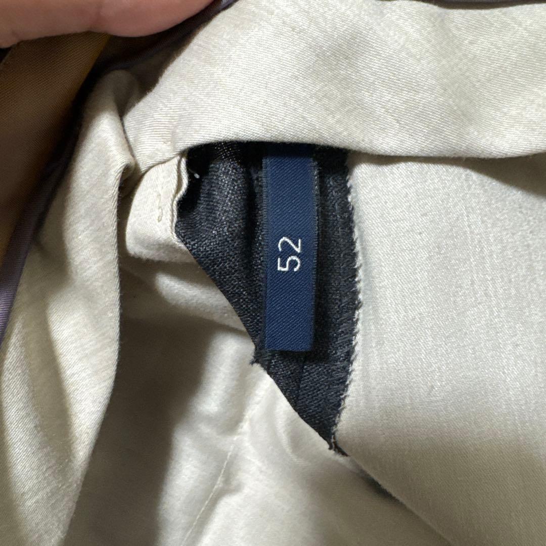 62 未使用　ジェルマーノ　germano スラックス　52 slim グレー