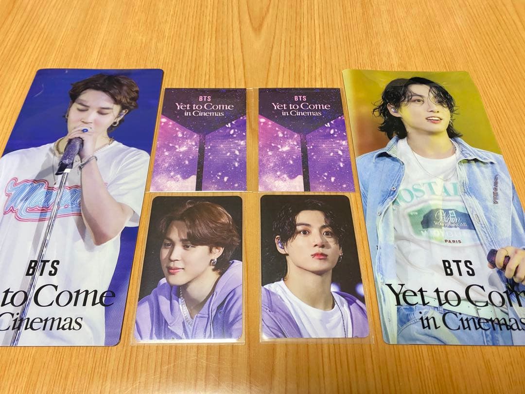 BTS Yet to Come Cinemas グクミン チケホ トレカ セット 美しい