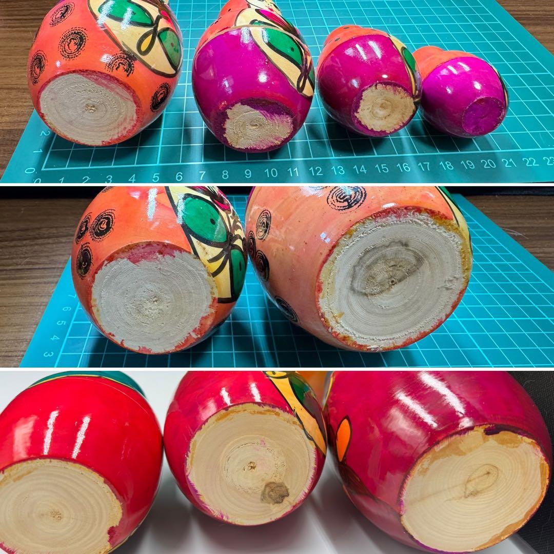 月末セール‼️ソビエト　アンティーク　マイダン地方　マトリョーシカ　15組　現状