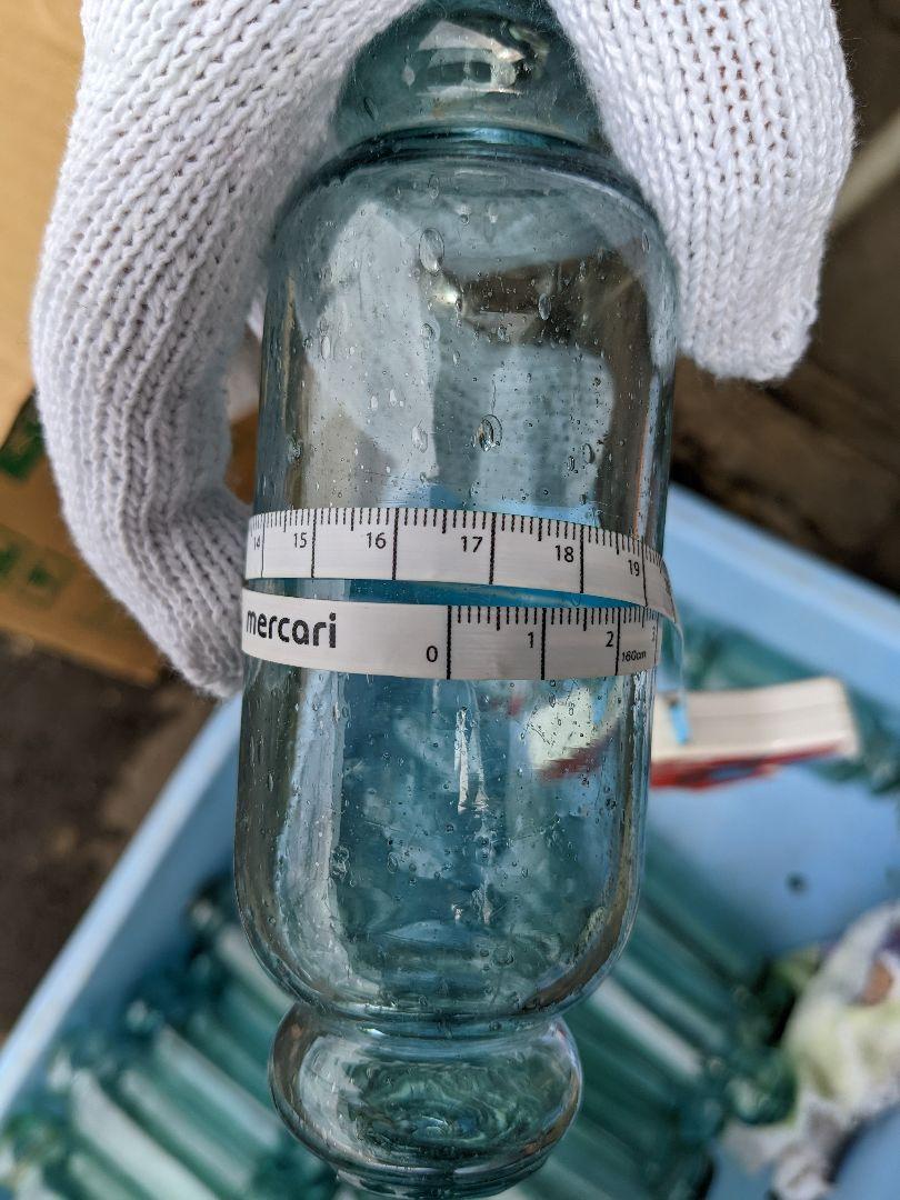 いいスタイル シリンダー浮き 60本 浮き玉 ガラス浮き玉 北海道漁師保管品 工芸品