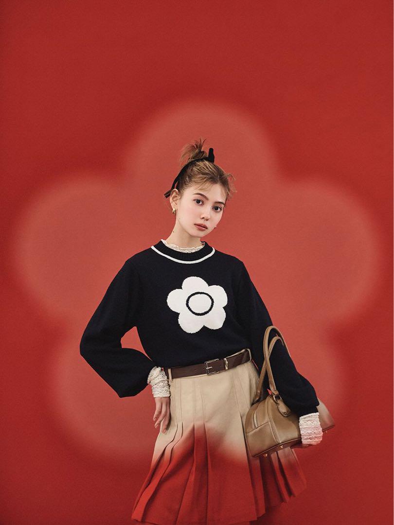 【LILY BROWN×MARY QUANT】ジャガードニット