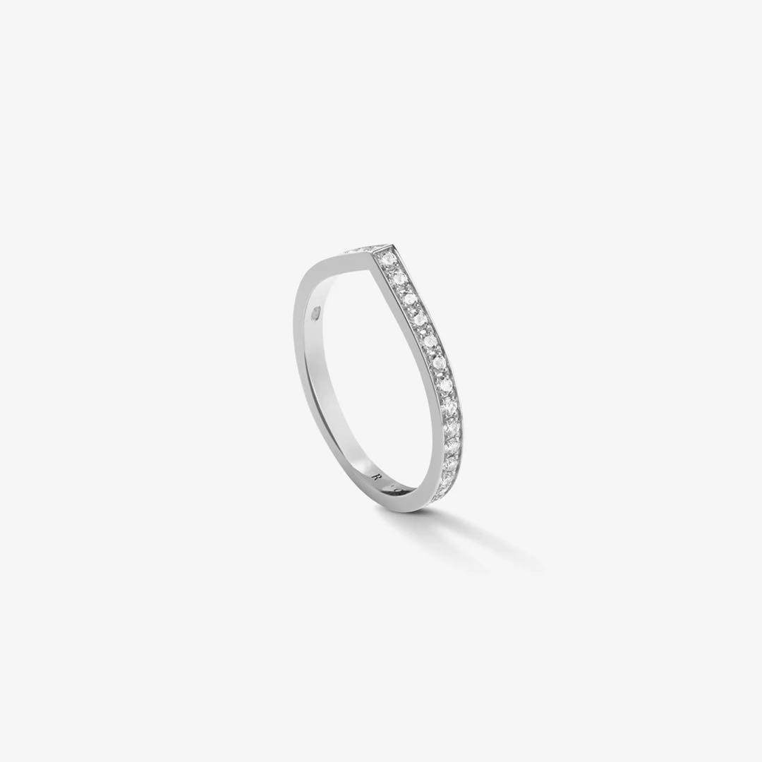 REPOSSI アンティフェール リング 18KWG エタニティダイヤモンド