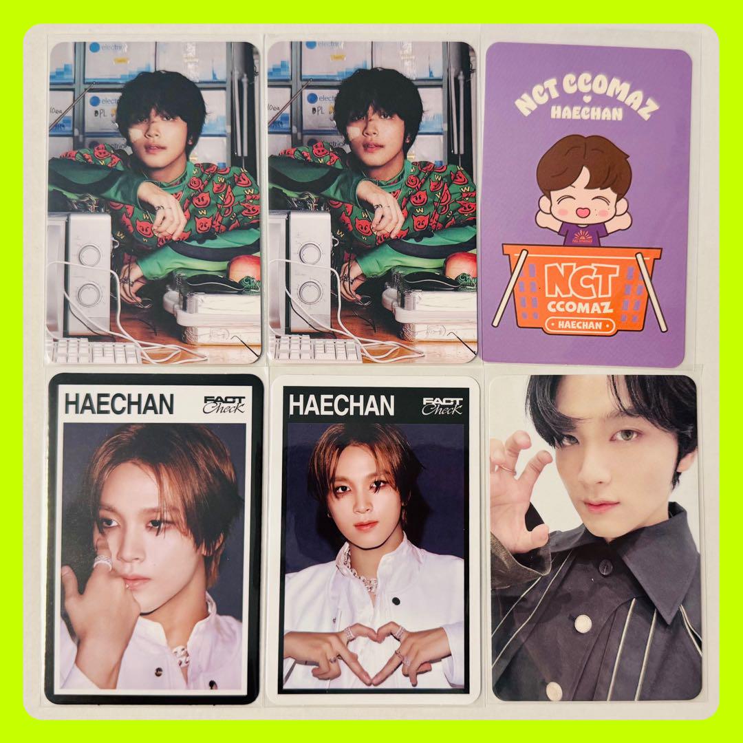 NCT127 ヘチャン Fact Check CCOMAZ トレカ 6枚セット - メルカリ