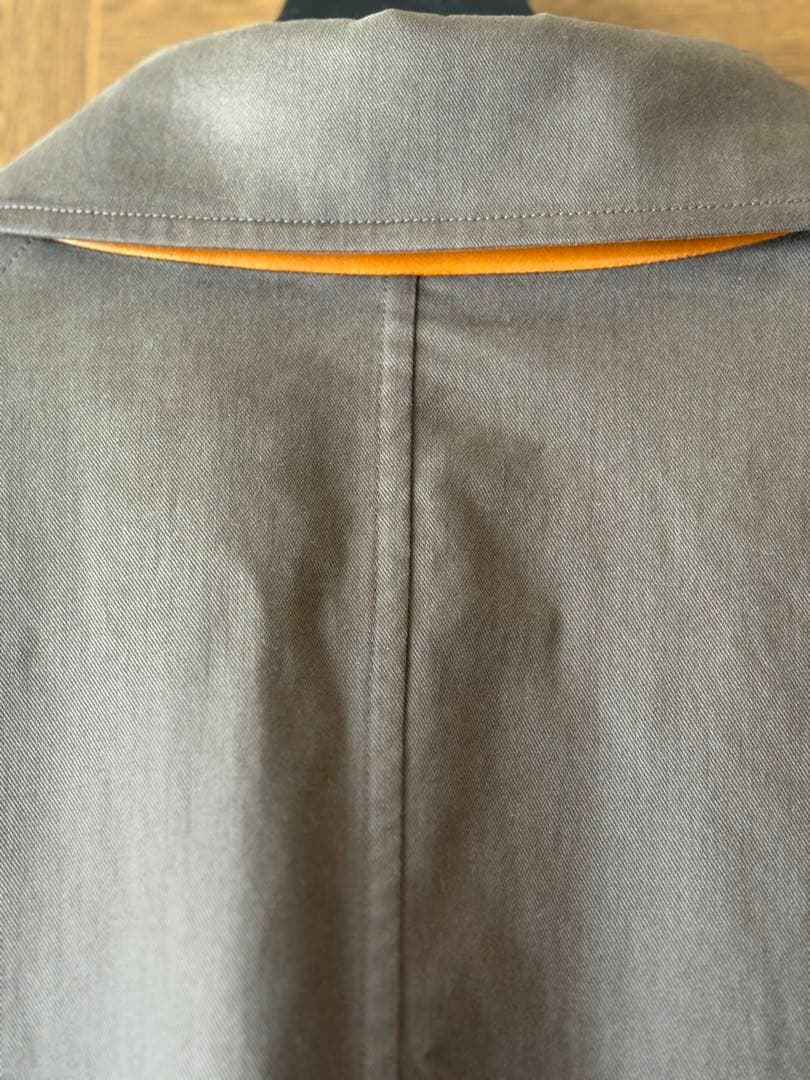 cristaseya TRENCH WITH LEATHER PATCH S