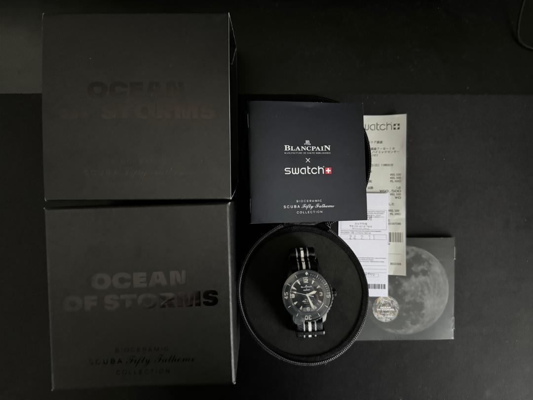 Blancpain x Swatch OCEAN OF STORMS　スウォッチ